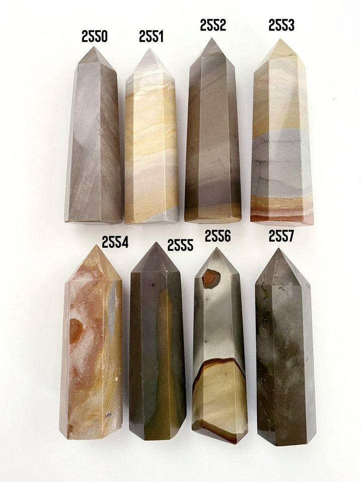 Polychrome Jasper Towers - Uncommon Rocks
