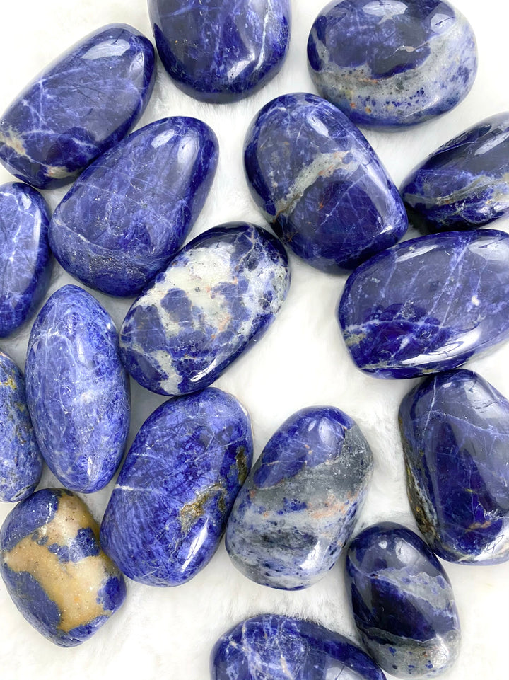 Sodalite Palm Stones