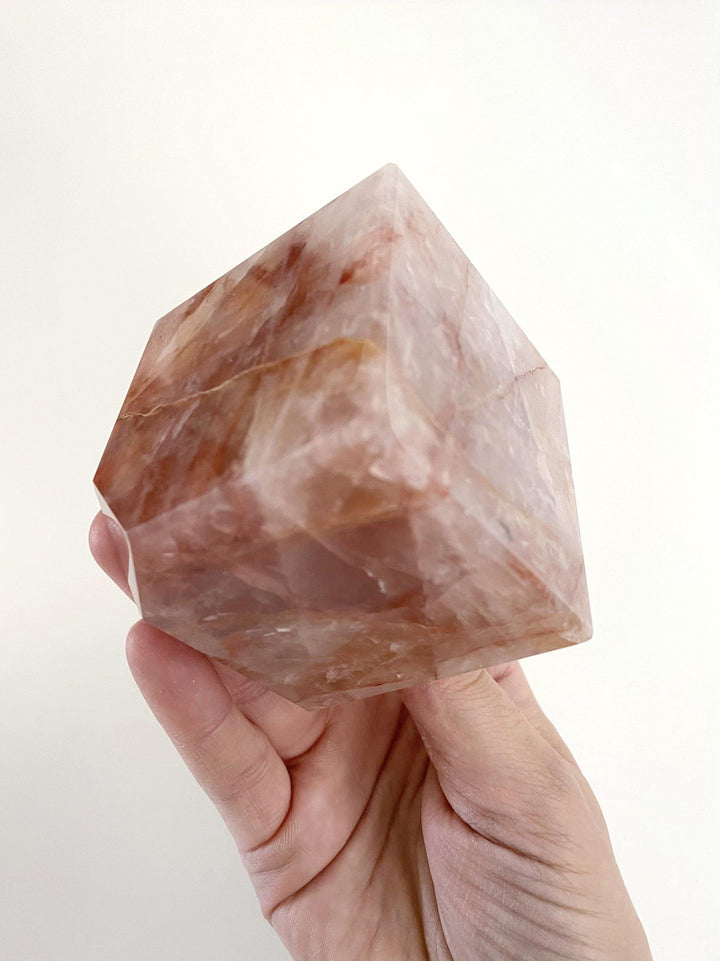 Hematoid Quartz Cubes - Uncommon Rocks