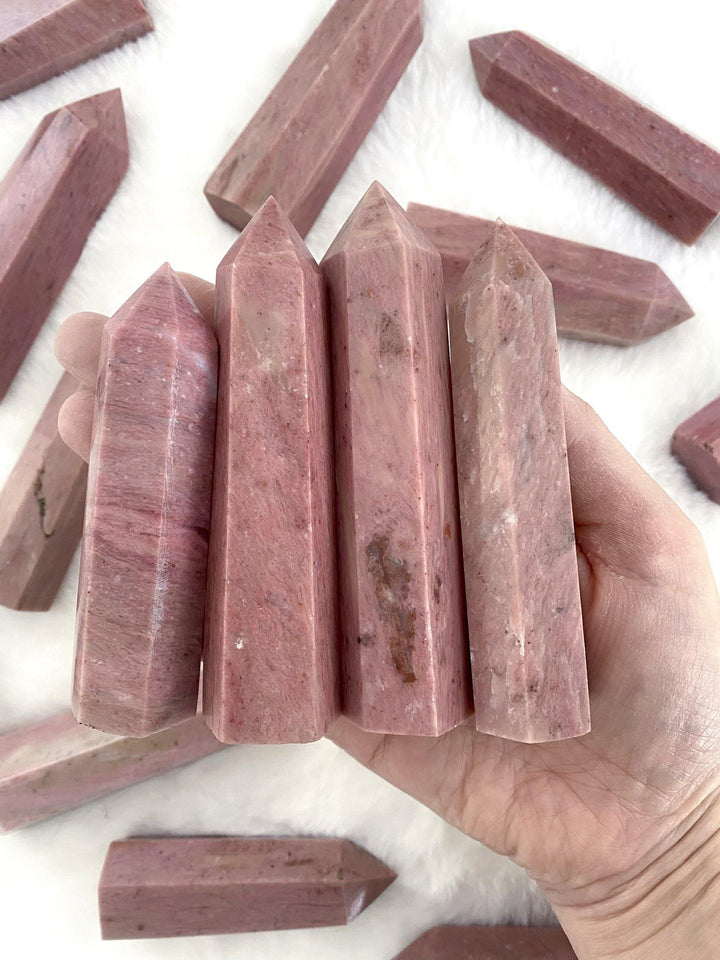Thulite Towers - Uncommon Rocks