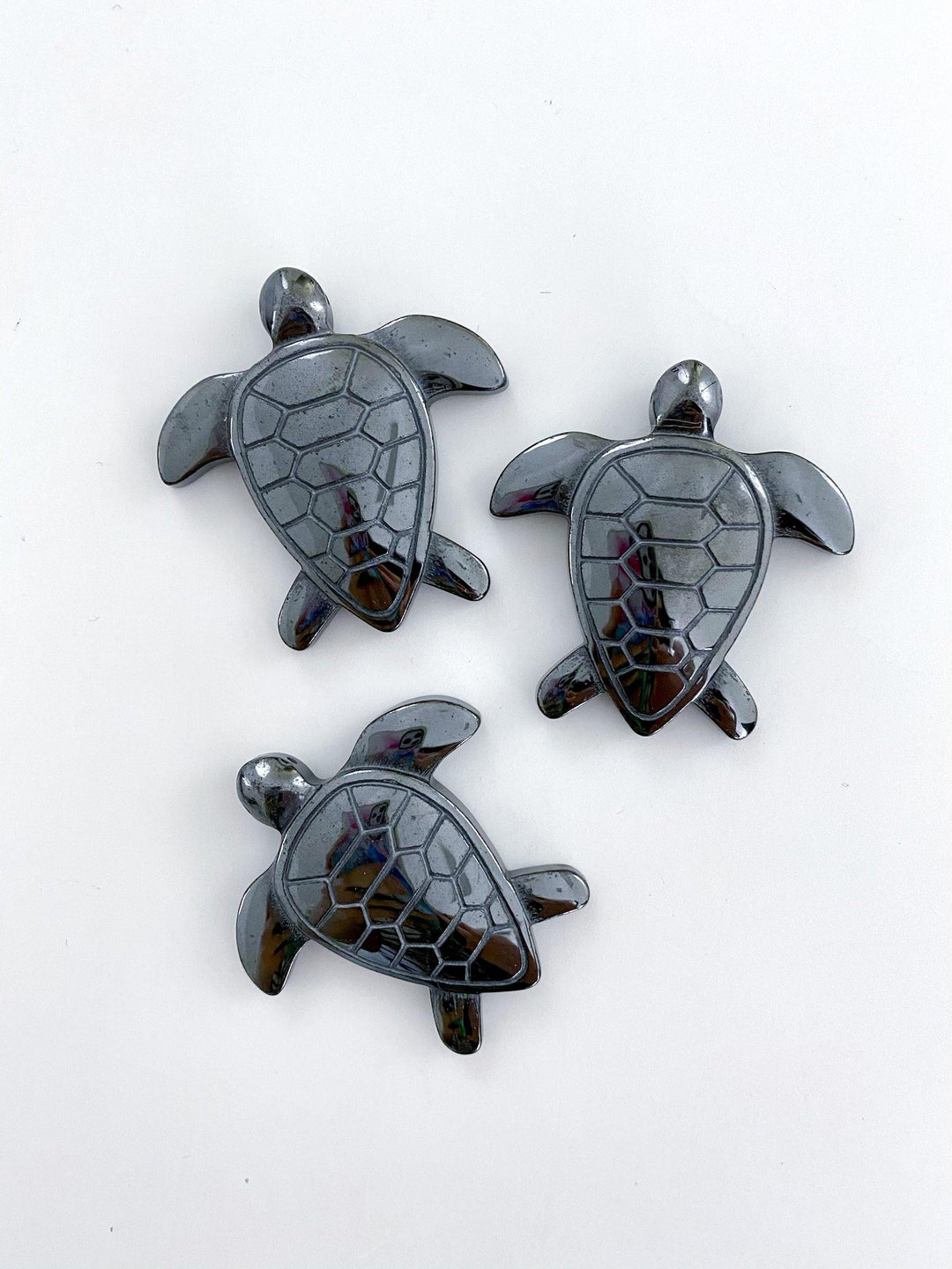 Hematite Carved Turtle - Uncommon Rocks