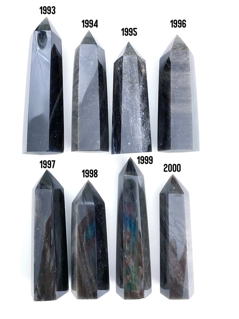 Silver Sheen Obsidian Towers