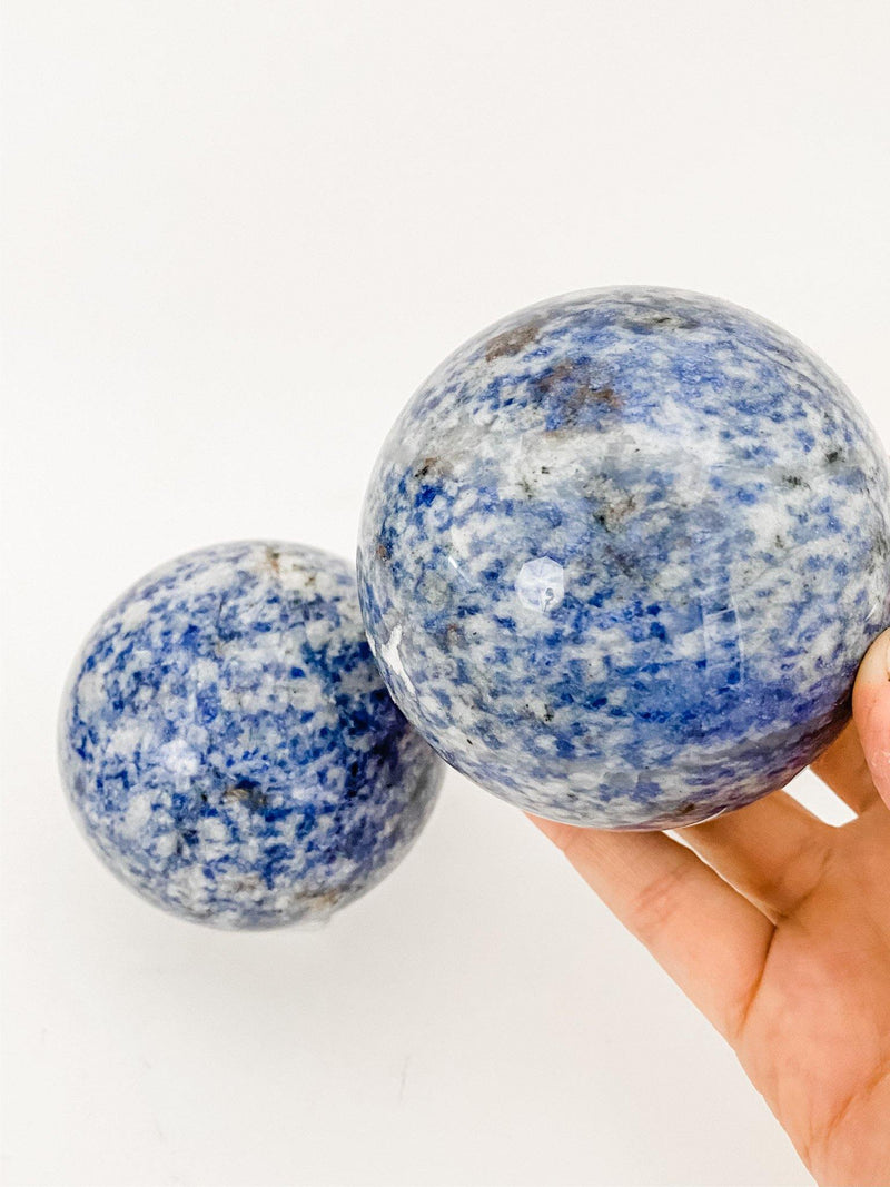 Blue Spot Jasper Spheres - Uncommon Rocks