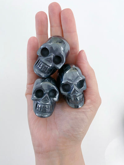 Hematite Carved Skulls