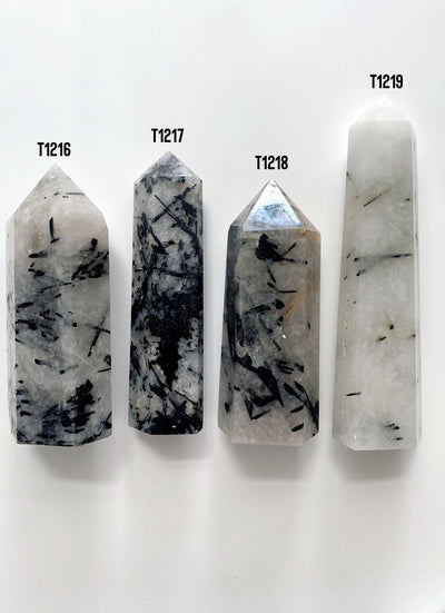 Black Tourmaline Big Towers - Uncommon Rocks