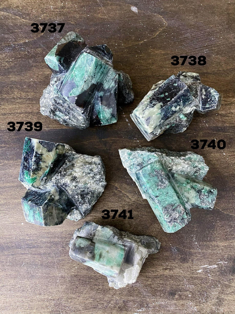 Emerald Stone Cluster - Uncommon Rocks