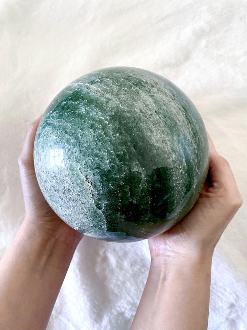 Green Aventurine Big Spheres - Uncommon Rocks