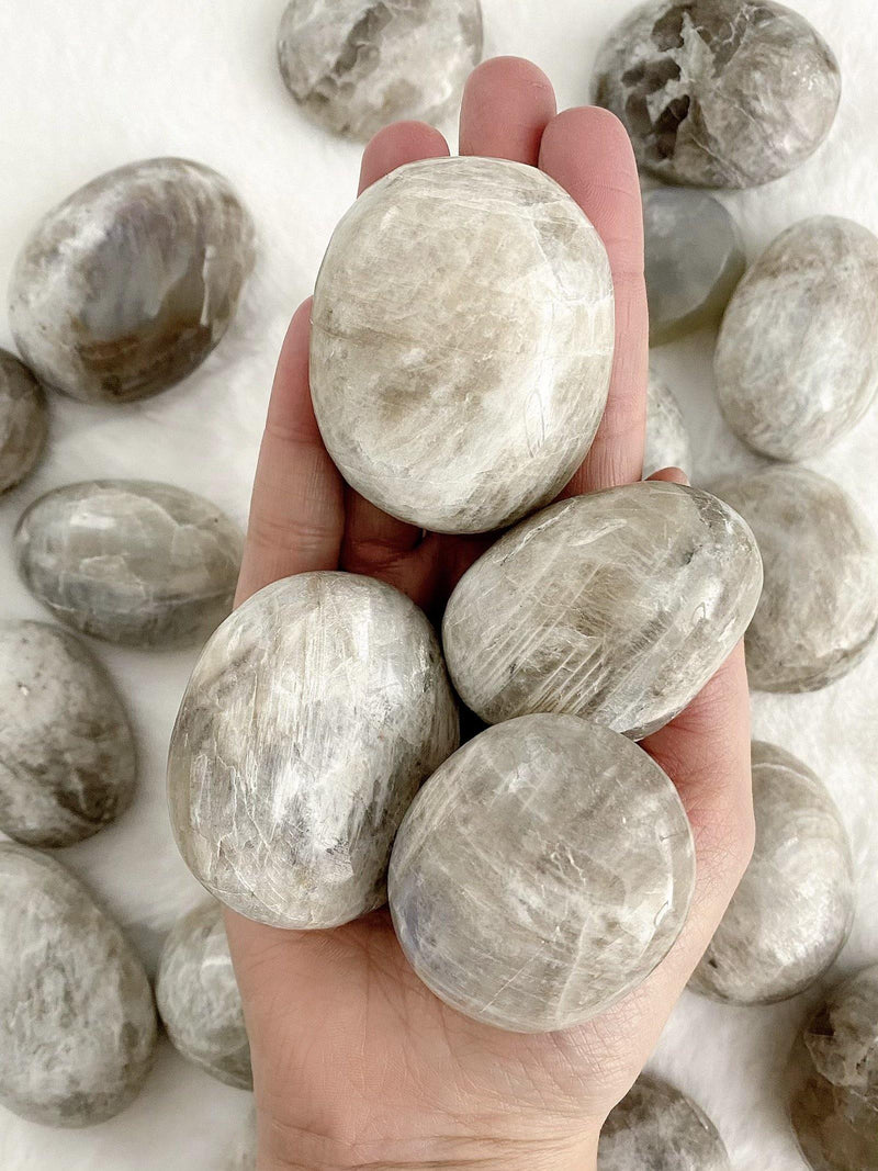 Moonstone Palm Stones - Uncommon Rocks