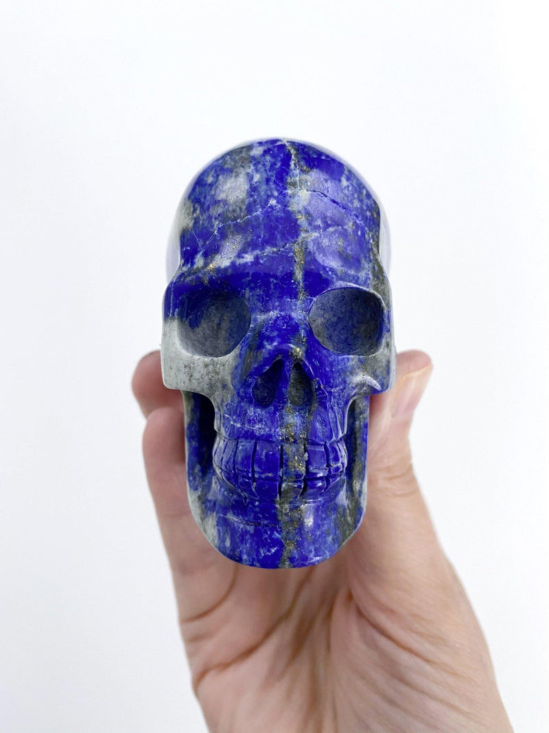 Lapis lazuli Skull Carving - Uncommon Rocks