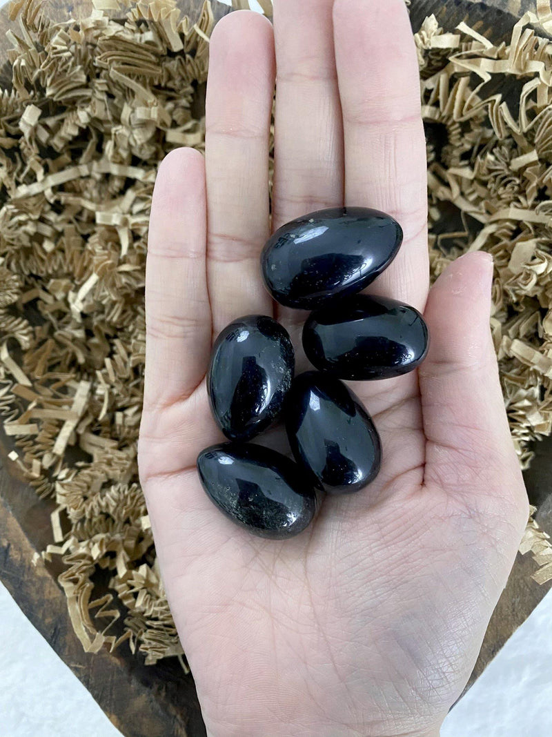 Black Obsidian Eggs - Uncommon Rocks