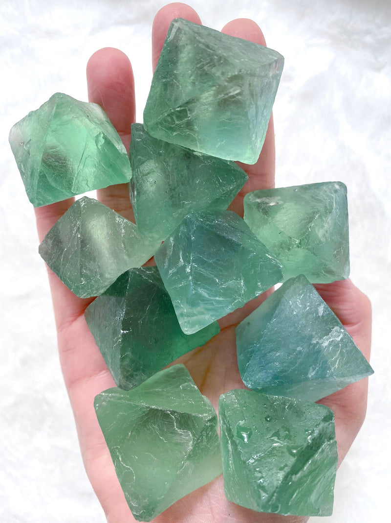 Fluorite Octahedrons