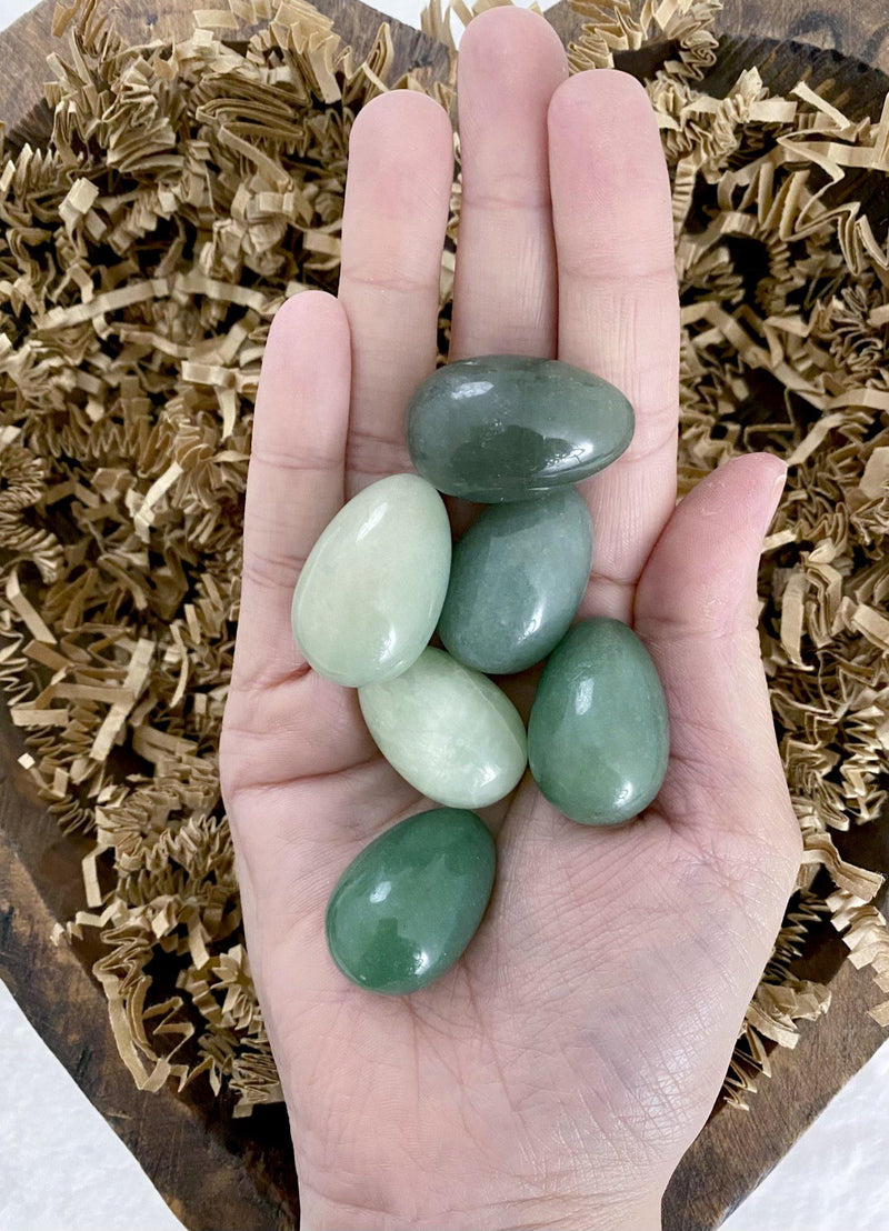 Green Aventurine Eggs - Uncommon Rocks