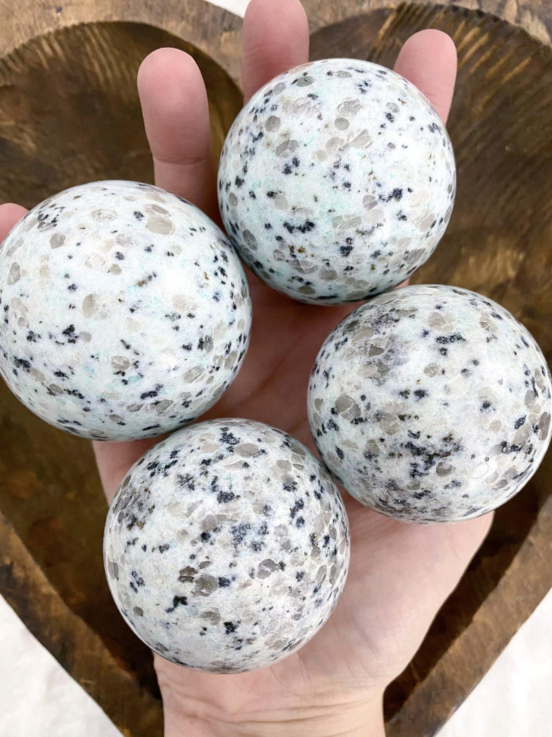 Kiwi Jasper Spheres - Uncommon Rocks