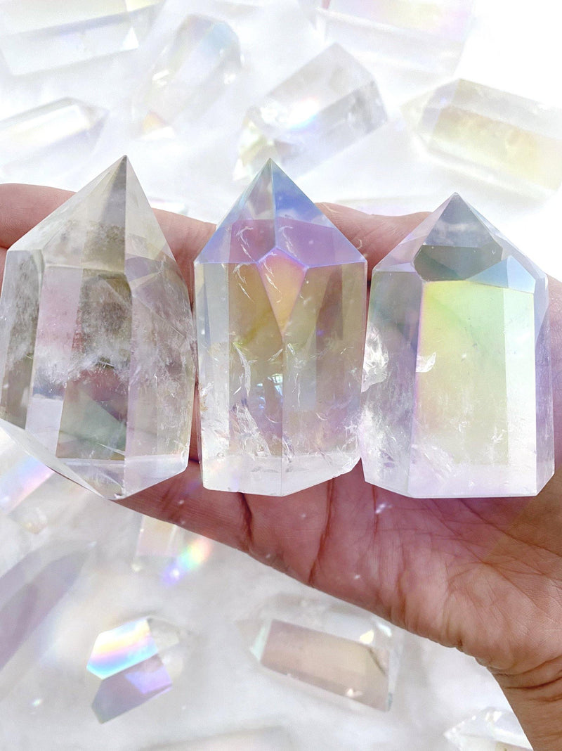 Aura Quartz Towers - Uncommon Rocks