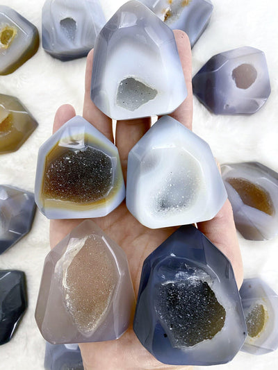 Agate Little Towers with Druzy - Uncommon Rocks