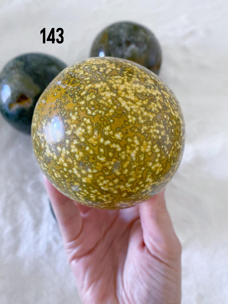 Ocean Jasper Spheres - Uncommon Rocks