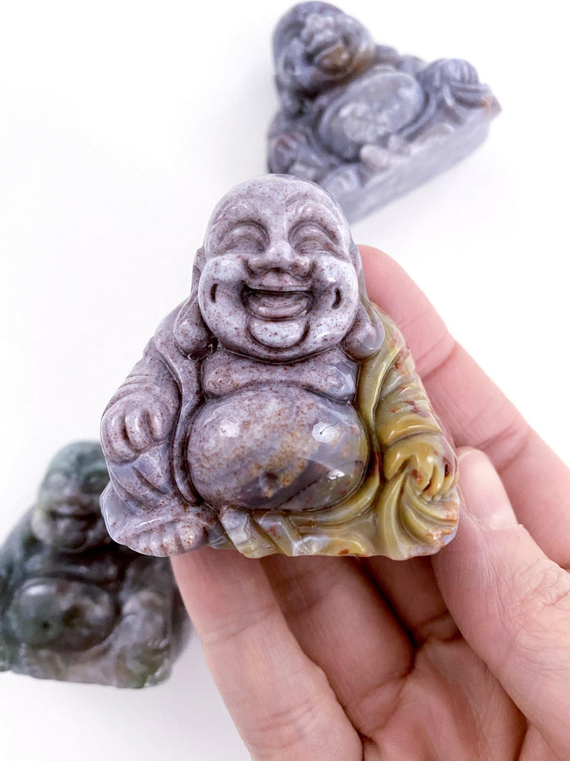 Ocean Jasper Buddha - Uncommon Rocks