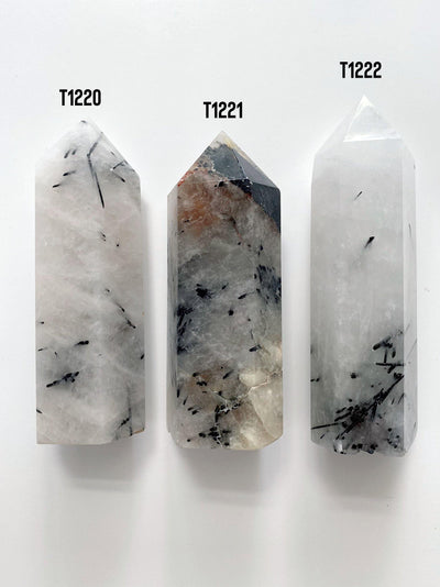 Black Tourmaline Big Towers - Uncommon Rocks