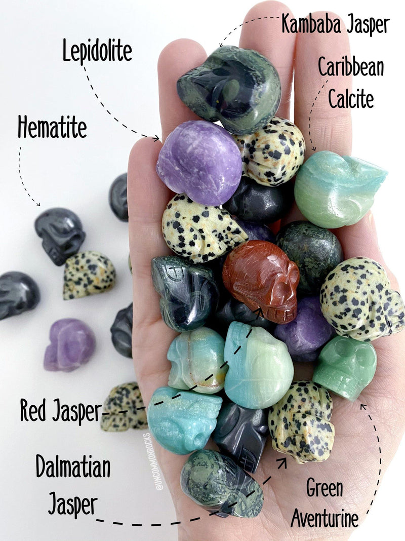Crystal Skulls Mini Size - Uncommon Rocks