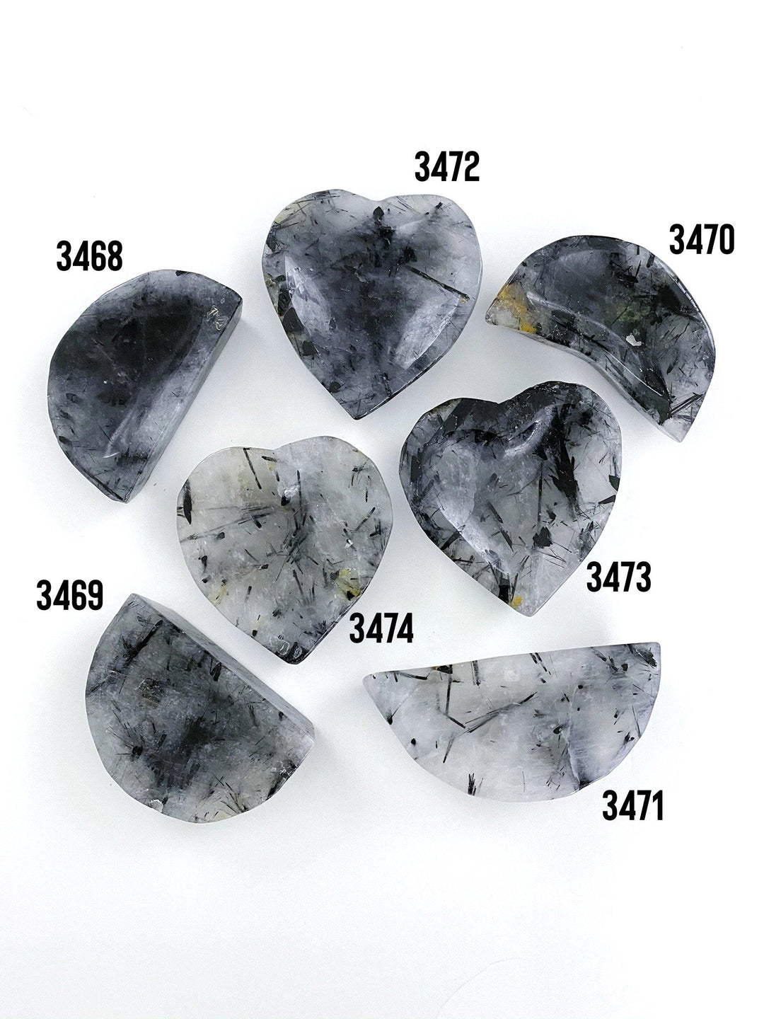 Black Tourmalinated Quartz - Uncommon Rocks
