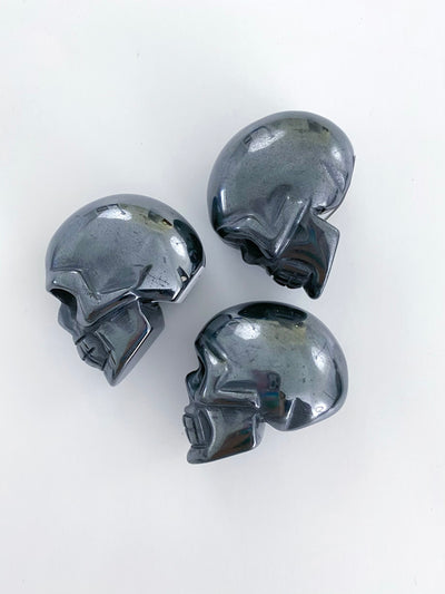 Hematite Carved Skulls