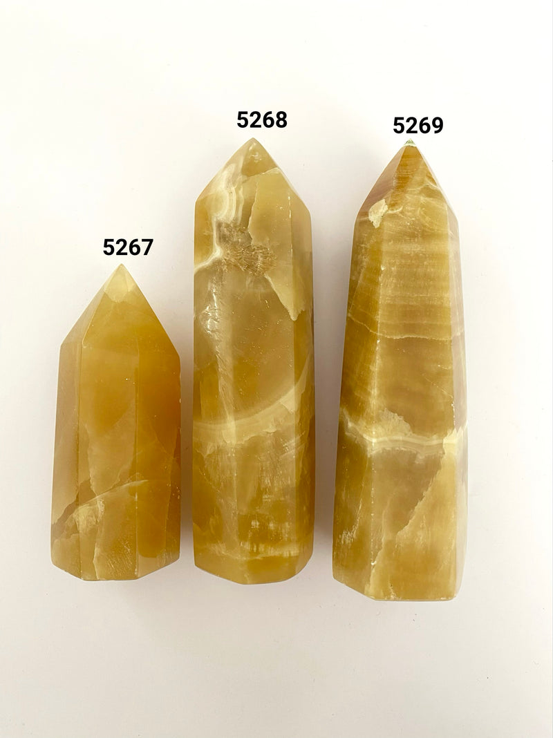 Honey Calcite Towers