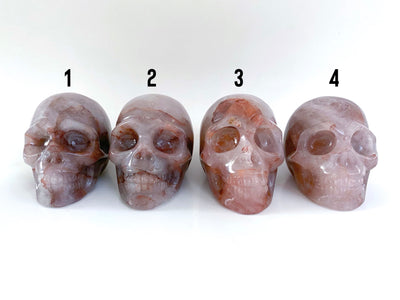Fire Quartz (Hematoid) Skulls