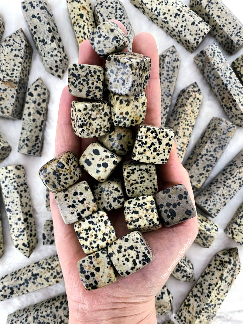 Dalmatian Tumbled Cubes