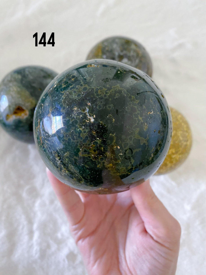 Ocean Jasper Spheres - Uncommon Rocks