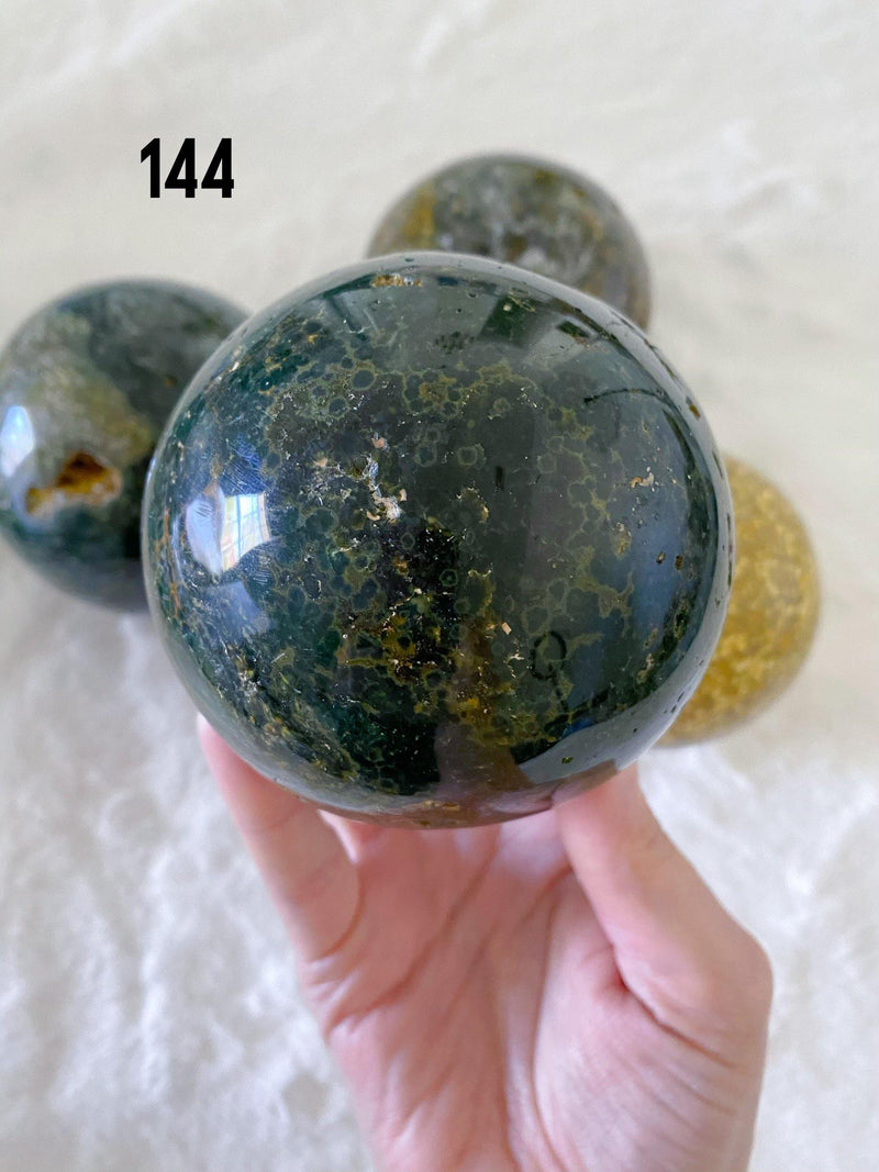 Ocean Jasper Spheres - Uncommon Rocks