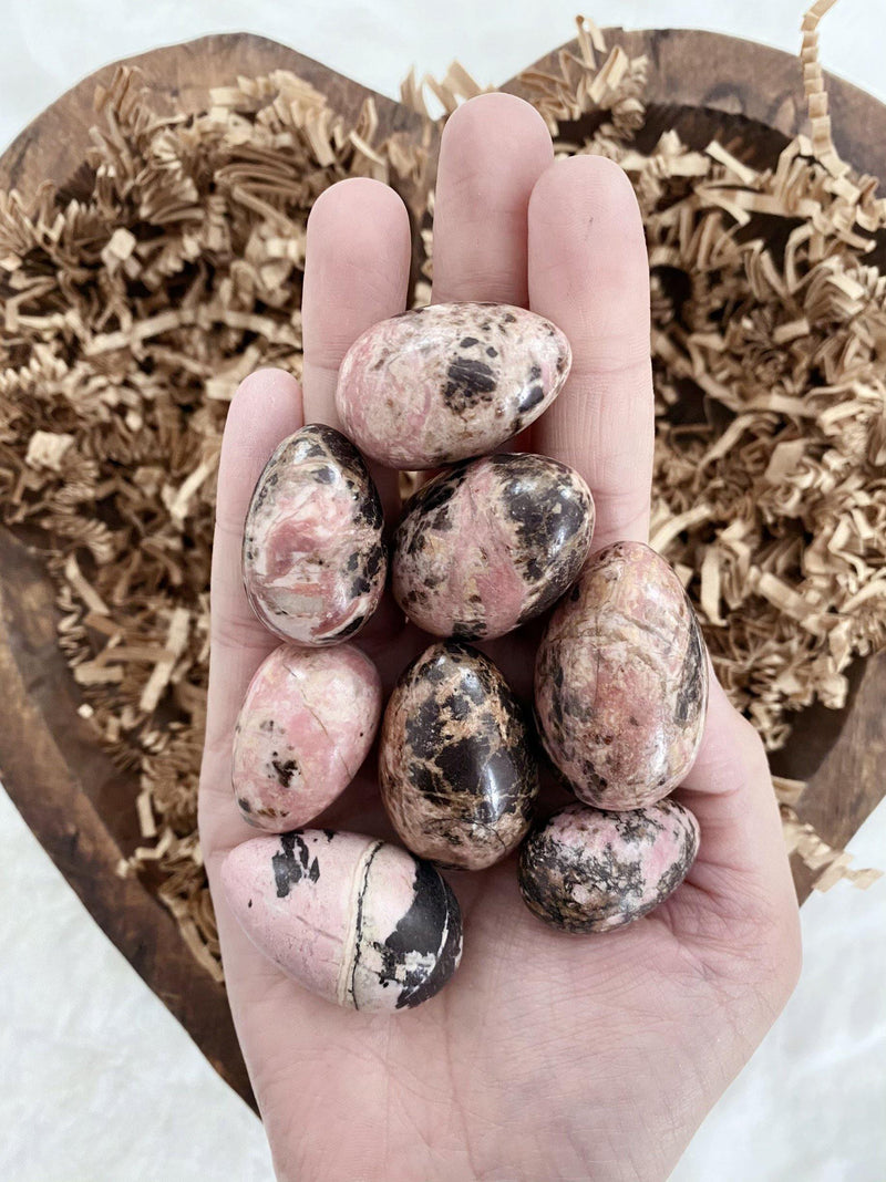 Rhodonite Eggs - Uncommon Rocks