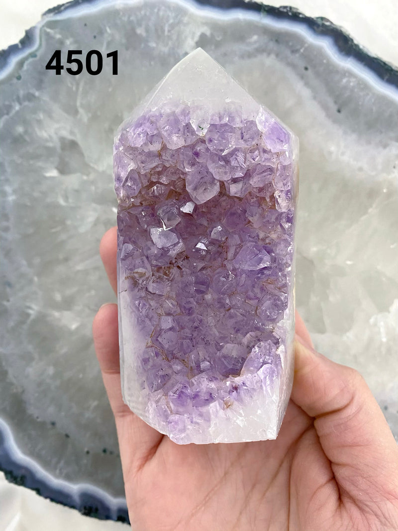 Amethyst Cluster Towers