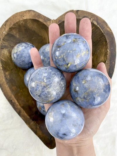 Blue Opal Spheres - Uncommon Rocks