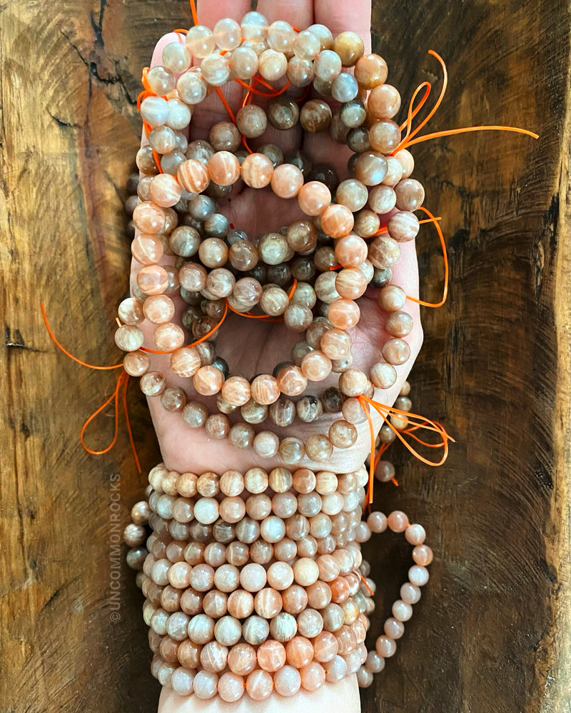 Peaches Moonstone Bracelets